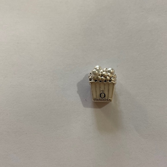 Authentic Pandora Popcorn Pale Pink Enamel Movies Charm - Picture 12 of 17
